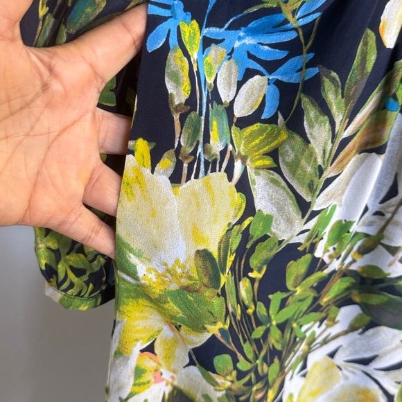 J. Crew 100% SILK watercolor navy floral ruffle dress- XS
Beautiful dress - Picture 7 of 11